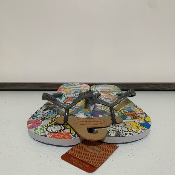 Havaianas The Simpsons Flip Flop Sandals-Size 8 NWT - Picture 6 of 10